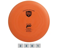 Diskgolfo diskas Putter P-LINE FLEX P2 Oranžinis
