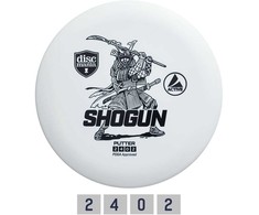 Discmania Diskgolfo diskas Putter SHOGUN Active baltas