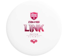 Diskgolfo diskas Putter SOFT EXO LINK Evolution Baltas