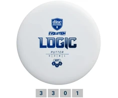 Diskgolfo diskas Putter SOFT EXO LOGIC Evolution Baltas
