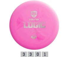 Discmania Diskgolfo diskas Putter SOFT EXO LOGIC Evolution Rožinė