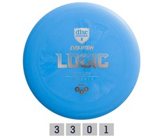 Blue Diskgolfo diskas Putter SOFT EXO LOGIC Evolution Mėlyna