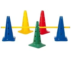Estafečių kūgis TREMBLAY 40cm 12 skylių red