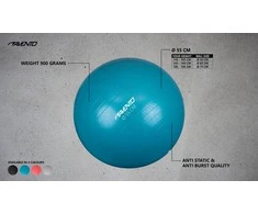 Gimnast. kamuolys 55cm AVENTO 42OA Sidabrinis