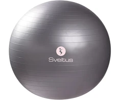 Gimnast. kamuolys GYMBALL 65cm pilkas+pakuotė