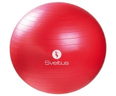 Sveltus Gimnast. kamuolys GYMBALL 65cm red+pakuotė