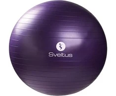Gimnastikos kamuolys Gymball 75cm violetinis+pakuotė