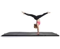 None Gimnastikos kilimėlis- čiužinys GYMSTICK FOLDABLE 61206-BL 200x100x5cm Juodas