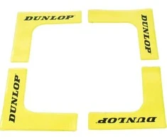 Kampai teniso kortui DUNLOP 8vnt yellow