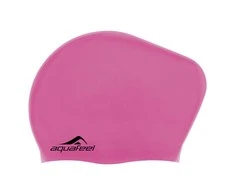 Kepuraitė plauk. mot. silikon. AQUAFEEL 30404 43 pink