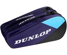 Krepšys tenisui DUNLOP FX-CLUB 10 violet/juodas/cyan