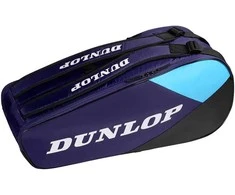 Krepšys tenisui DUNLOP FX-CLUB 6 violet/juodas/cyan