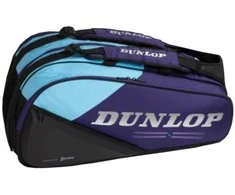 Krepšys tenisui DUNLOP FX-PERFORMANCE 12 violet/juodas/cyan