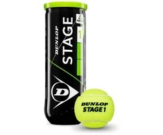Teniso kamuol. DUNLOP STAGE 1 Žalias 3-tube ITF