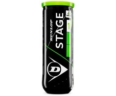 Teniso kamuol. DUNLOP STAGE 1 Žalias 3-tube ITF