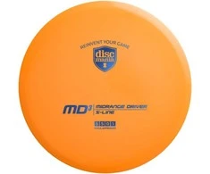 Orange Diskgolfo diskas Midrange Driver S-LINE MD3 Oranžinis