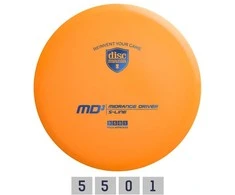 Orange Diskgolfo diskas Midrange Driver S-LINE MD3 Oranžinis