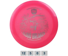 Pink Diskgolfo diskas Distance Driver Q-LINE PREMIER Cloudbreaker Gannon Buhr Signature Rožinė