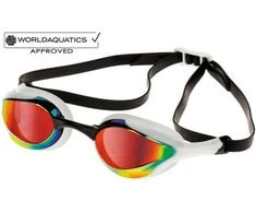 Plauk. akiniai Competition AQUAFEEL Leader Mirrored 41011 10 baltas FINA