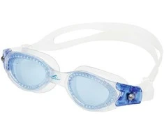 Plauk. akiniai Training AQUAFEEL Faster JNR 41045 50 baltas/mėlynas