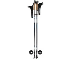 Mėlyna Šiaurietiško ėjimo lazdos ABBEY NORDIC WALKING 21SR ZZB Sidabrinis pilkas/Juodas/Mėlyna