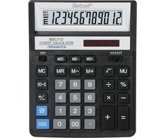 Skaičiuotuvas stalinis Rebell BDC712BK