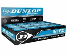 Dunlop Skvošo kamuoliukas Intro 12-box, 1mėlyn.taš