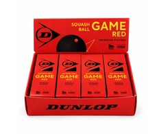 Skvošo kamuoliukas Dunlop GAME Raudona 4x3