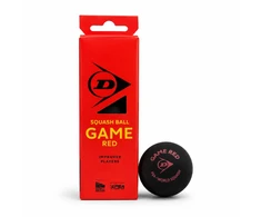 Skvošo kamuoliukas Dunlop GAME Raudona 4x3