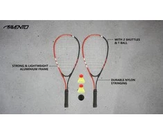 Speedbadmintono rink. AVENTO 46BL Raudona/Pilkas