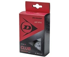 Stalo teniso kamuoliukai Dunlop CLUB CHAMP 1žv. 6vnt Baltas