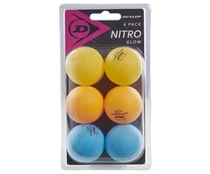 Stalo teniso kamuoliukai NITRO GLOW 6vnt