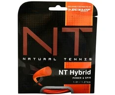 Stygos tenisui Dunlop NT HYBRID Oranžinis 1.31/1.27mm Juodas/Oranžinis