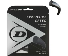 Dunlop Stygos tenisui EXPLOSIVE SPEED 17g/1,25mm 12m juodas