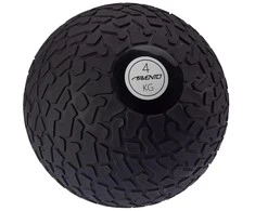 Svorinis kamuolys AVENTO 42DI 4kg D23cm Juodas/sidabrinis mėtymui