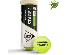 Teniso kamuol. DUNLOP STAGE 1 Žalias 3PET ITF