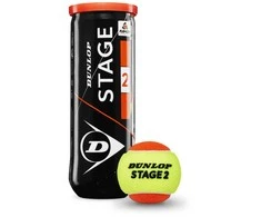 Teniso kamuol. DUNLOP STAGE 2 Oranžinis 3PET ITF