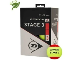 Teniso kamuol. DUNLOP STAGE 3 Raudonas 12-box ITF