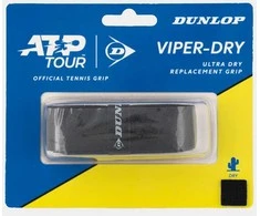 Teniso raketės vid. apvija VIPERDRY ATP 1vnt. juodas