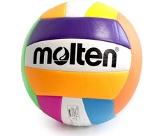 Tinklinio kamuolys beach leisure MOLTEN MS500-NEON sint. oda 5d.