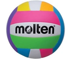 Tinklinio kamuolys beach leisure MOLTEN MS500-NEON sint. oda 5d.