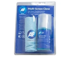 Valiklis AF TFT/LCD ekranams/ Interaktyvioms lentoms antistatinis su šluoste 200ml (29x29cm)