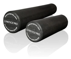 Volas masažinis GYMSTICK 61110-90 90cm D15cm Pro Juodas