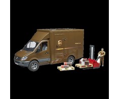 Logistiko sunkvežimis su keltuvu Bruder Mack Granite UPS