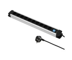 Ilgintuvas su įžeminimu ir jungikliu Electraline 10-viet./2m/3x1.5mm2