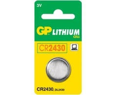 Elementas GP LITHIUM CR2430, 3V