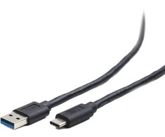 GEMBIRD CCP-USB3-AMCM-6 USB 3.0 kabelis į USB C tipo AM/CM 1.8m juodas