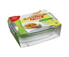 Stiklinis kepimo indas su dangčiu Sleeve PYREX Classic 7L//37x14cm stačiakampis