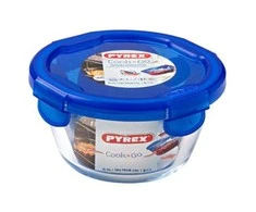 Karščiui atsparus konteineris su dangteliu Cook &amp; Eiti 15 x 8 cm 0,7 l PYREX