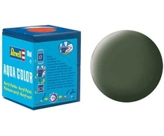 Revell Aqua Color bronzinė žalia matiniai dažai RAL6031 18 ml